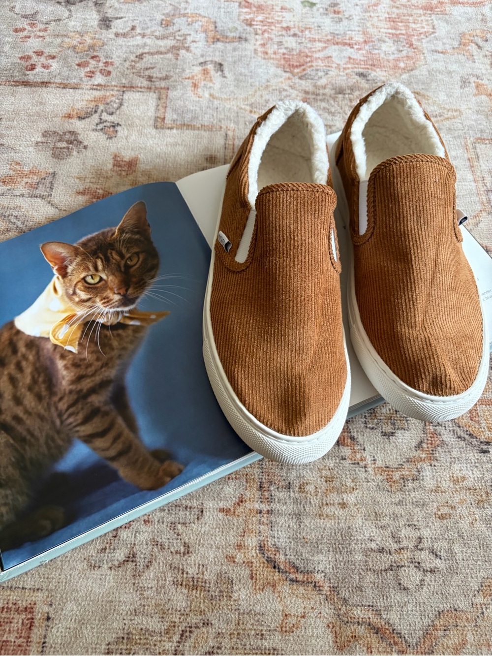 J. Crew Women's Plush-Lined Slip-On Slippers in Brown